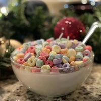 Handmade Cereal Bowl Soy Candle with metal spoon | Birthday | Wedding | Gift  | Bride |Groom | Soy Candle | Fathers Day