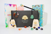 Serene and stylish crystals, home decor, meditation box, crafted to support mindfulness, relaxation, and inner peace rituals