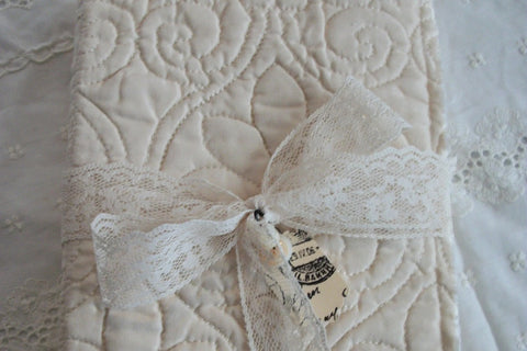Handmade Fabric Journal Blank and Ready for Embellishments