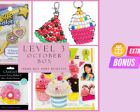 Kids Level 3 - Counted Cross Stitch & Punch Needle - Sewing & Craft Subscription Box (Recommended Age 10+).