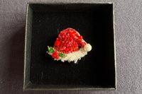 Festive Christmas Brooch Gift Set.Holiday Collection with Tree, Hat, Gloves and Reindeer in Gift Box