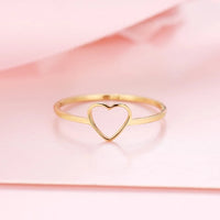I LOVE YOU ♡ Stainless Steel Minimalist Ring GIFT