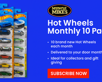 Hot Wheels 10 Pack Club Monthly Box: 10 Brand New Hot Wheels In The Package Each Month!