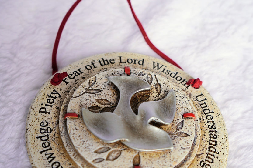 Holy Spirit Wall Plaque-Resin (Confirmation Gift)