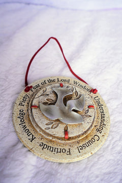 Holy Spirit Wall Plaque-Resin (Confirmation Gift)