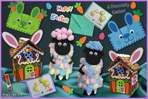 A Chocolaty Easter, DIY Kids Arts & Crafts Kits (Ages 3-9)