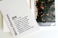 Christmas Greeting Card with Loose Leaf Tea by Aura Herbal Teas