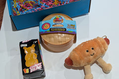 Mystery cute box with squeeze toy mystery plushie and squishie child tweens teens