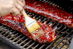 May box, Carolina Pork Ribs from My BBQ Box.  Includes custom rub, cooking instructions, wood chips or pellets, and a BBQ accessory.