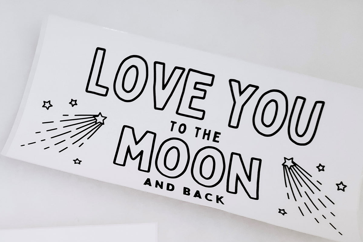 Image of Love you to the Moon and Back Care Package Sticker Kit (Mother's Day)