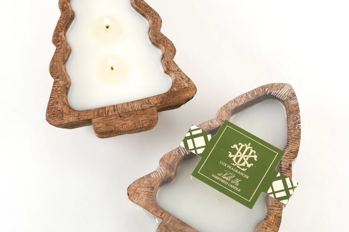 Image of Date Night Wooden Tree Candle