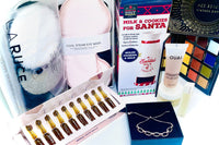 10 piece Spa, Makeup, Skincare and Jewelry Lifestyle Gift Set which includes everything you need to Pamper, Valued Over $200