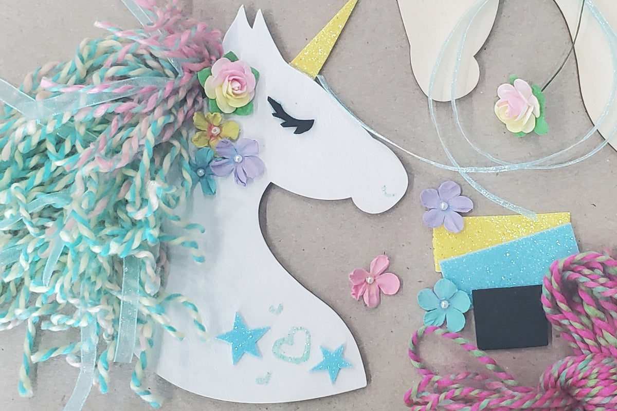 Unicorn Valentine Card Holder Box Craft Kit (Makes 1