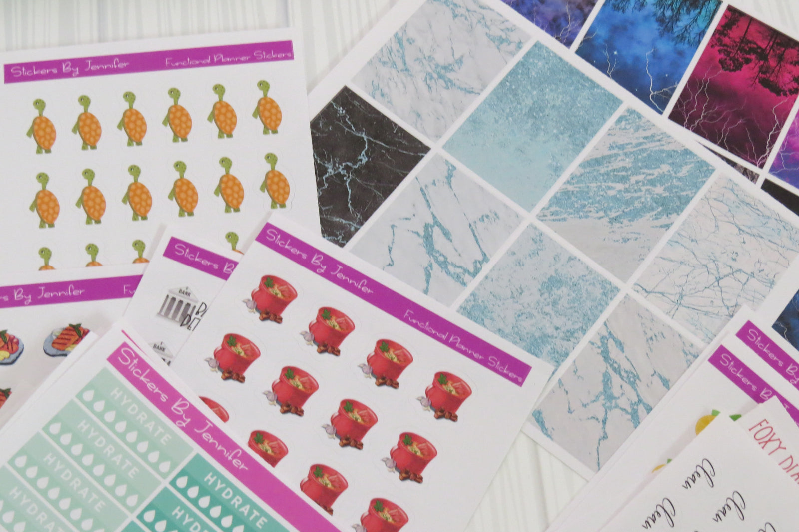 Functional Planner Sticker Bundle