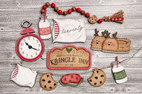 Holiday Tiered Tray Decor Items Box