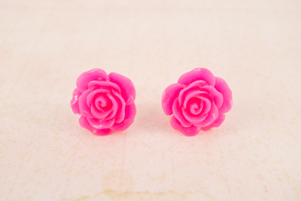 Image of Sailor Jupiter Rose Stud Earrings