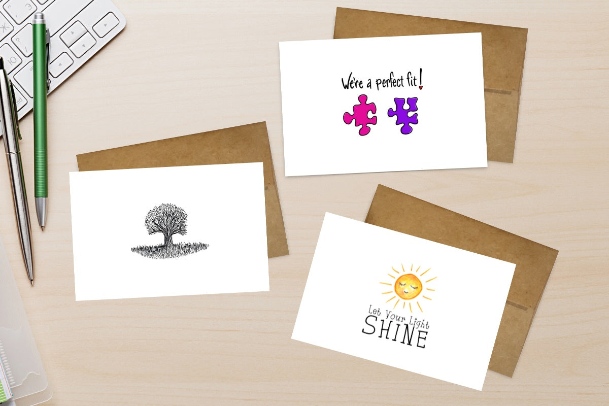 3 Greeting Cards