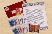 A game of matching the presents. The kids can play with them as a memory game or as a description/question game.
