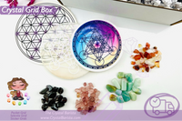 Crystal healing subscription box by Crystal Barista. with incredible gems, minerals, crystal rocks, and tools. The perfect gift. 
