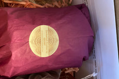 An example of how we professionally wrapped the fragile items for one of our past boxes. This theme was Peaceful & Calm