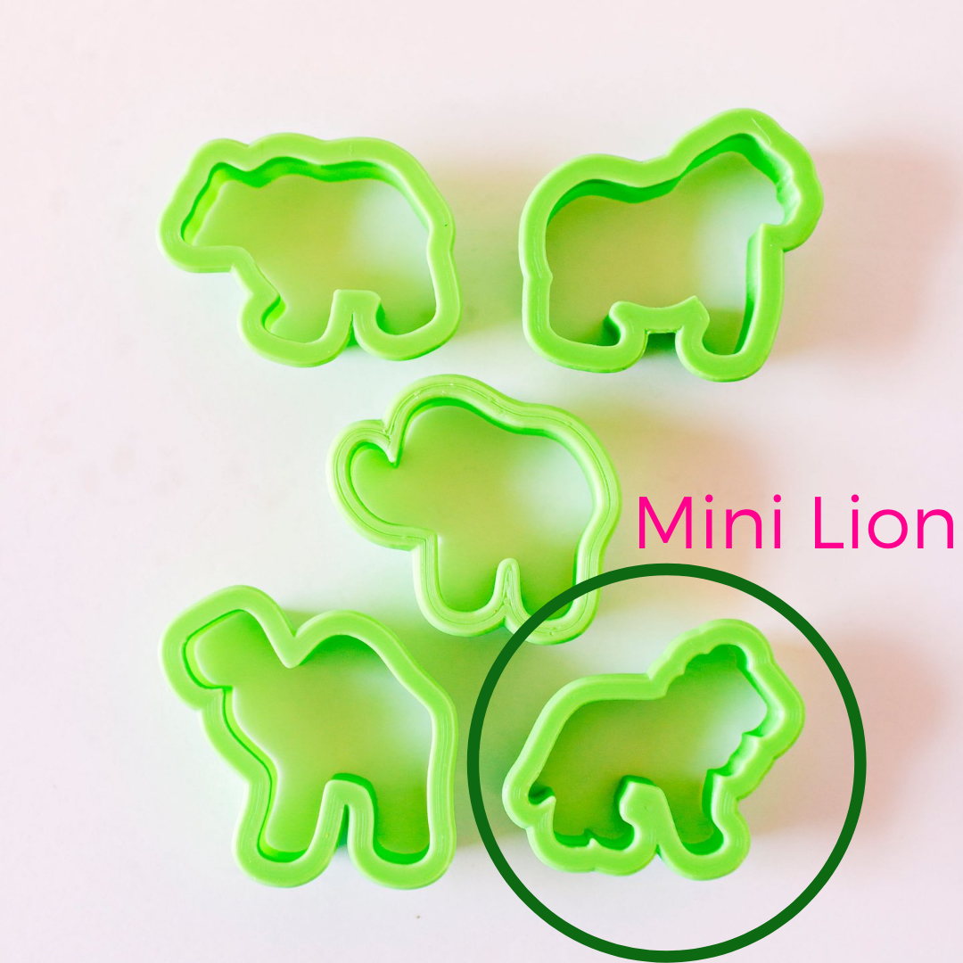 Mini Lion Frosted Animal Cracker Cookie Cutter Cratejoy
