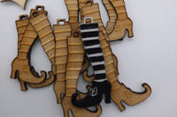 Earring, charm, ornament  - Laser cut/engraved  design ready for your crafty self to paint, decorate, gift to a friend, keep for your self.