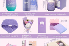 Wine Tumbler Scented Candle Spa Gift Box