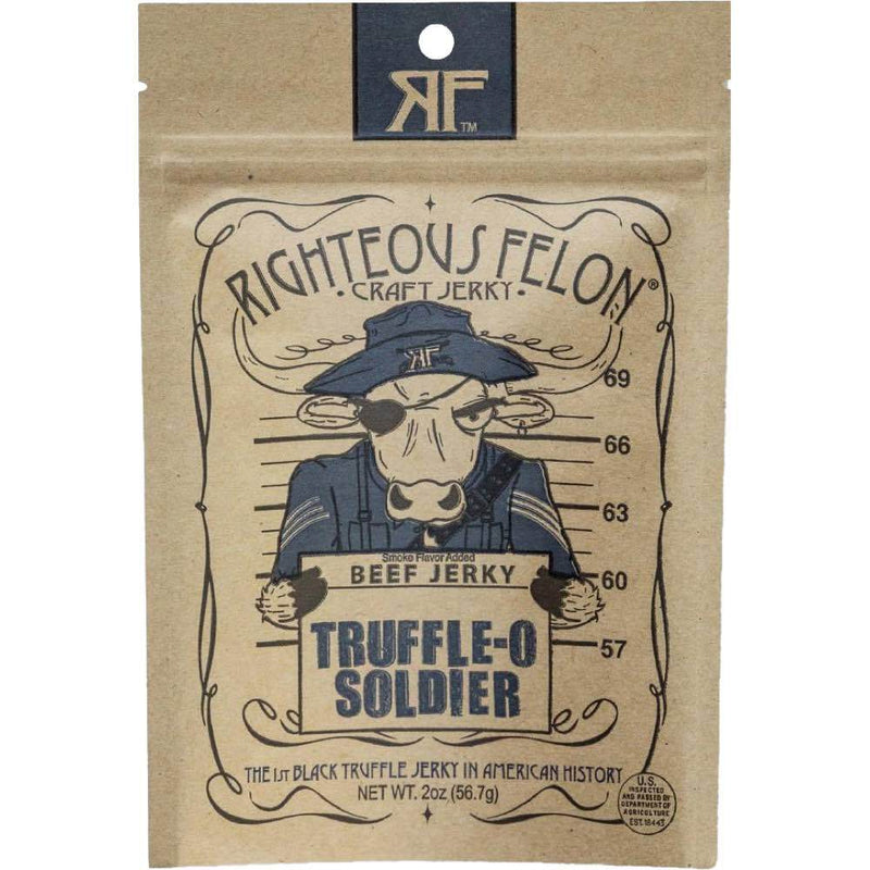Image of Righteous Felon Truffle-O Soldier Beef Jerky, 2-oz