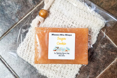 Self Care Box- 8oz candle, wax melts, soap + soap bag, dead sea salt body scrub