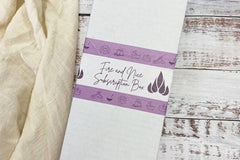 Deluxe Artisan Handcrafted  Self Care Spa Candle and Bath Box