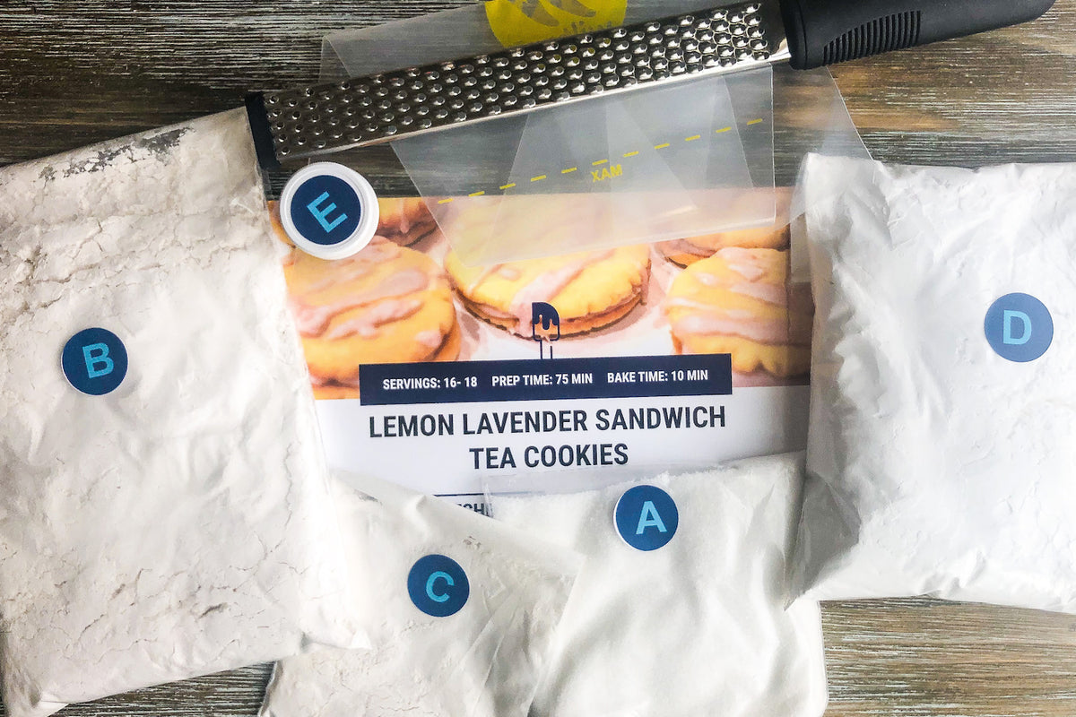 Image of Lemon Lavender Sandwich Tea Cookies