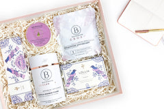 Luxe & Bloom luxury self care subscription box on Cratejoy - Spa Day Self Care Gift Box for Women delivered to your door