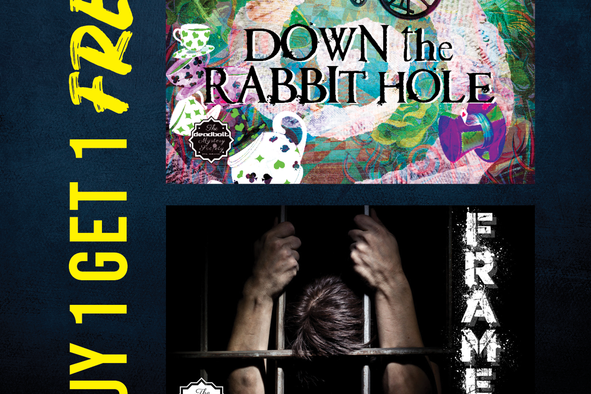 Image of Buy 1 Get 1 Free - Down The Rabbit Hole and Framed-item 4581626382