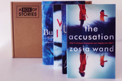 Crime mystery thriller books subscription box for book lovers gift for women, mothers day, gift for her