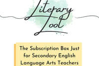 Literary Loot | The Subscription Box Just for Secondary English Language Arts Teachers welcome and contents card