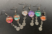 Monthly, hand-crafted pair of sustainable earrings from Iron Oxide & Art