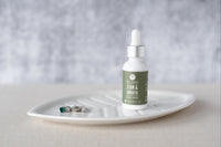 Root Journey Nourish and Clarify Facial Cleaner and Firm and Smooth Facial Serum. Vegan and Cruelty Free Leaping Bunny Certified. 
