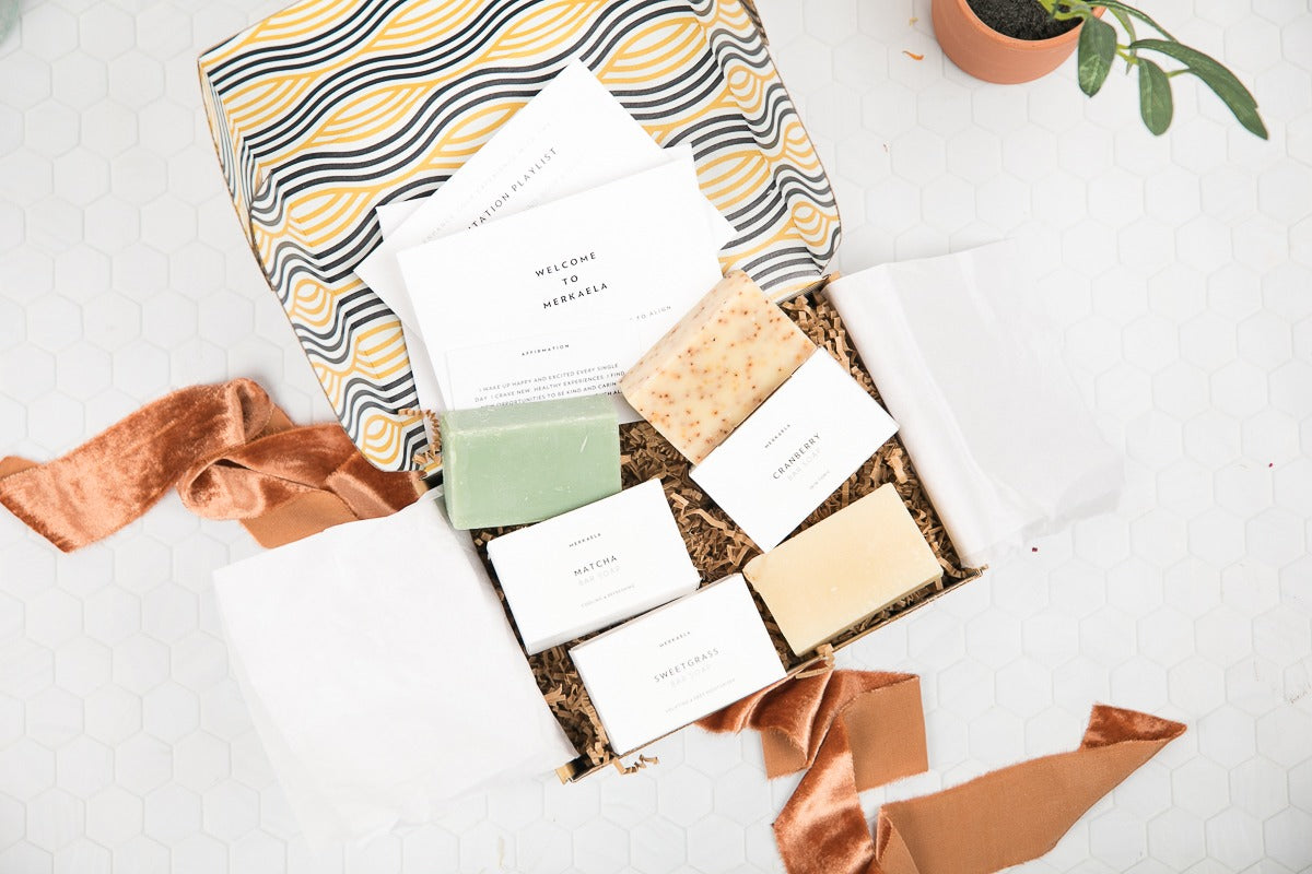 Merkaela Handmade Soap & Tea Box