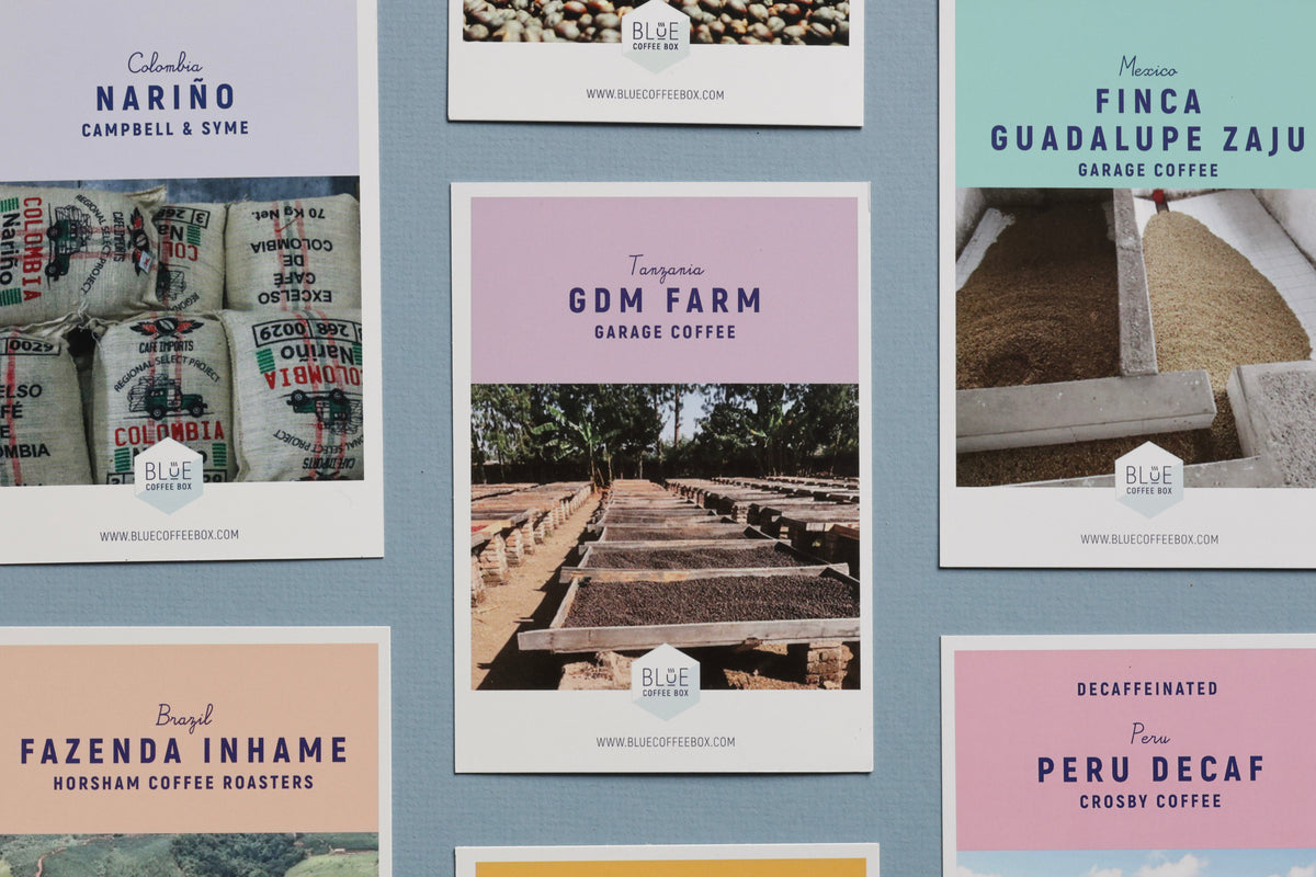 Blue Coffee Gift Bag  Monthly