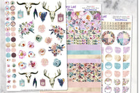 Monthly Functional Planner Sticker Subscription Box for Planners - Calendars, Happy Planner, Bullet Journal, Leafy Treetops, Pocket, A5, EC, TN, Hobonichi Weeks