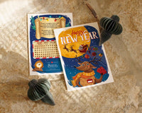 Christmas Card with Puzzles Inside