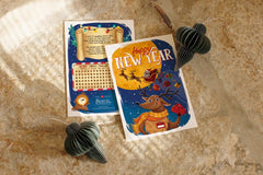 Christmas Card with Puzzles Inside