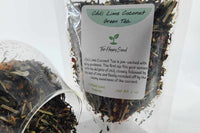 This green tea packs a punch!  It is an excellent pairing to a nice cheese or charcuterie board.  The chili pepper does hit but a fun tea!
