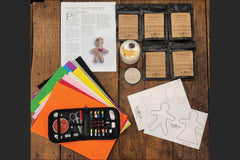 BOX CONTAINING WITCH BOX ITEMS FOR THIS THEME: POPPET MAGIC                                                