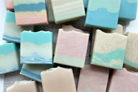 Am Happy Soap subscription box. Handmade soaps that smell happy and made with real ingredients. Choose one two or three bars a month!