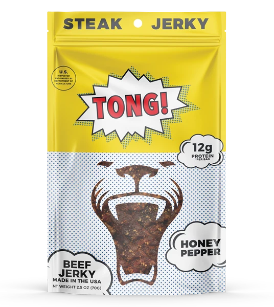 Image of Tong Honey Pepper Jerky - 2.5oz