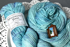 Monthly Hand-dyed Yarn Box - pattern & stitch markers included from Wonderland Yarns