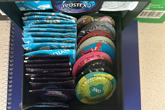 Condom Subscription Box College Essentials Sample picture. 
