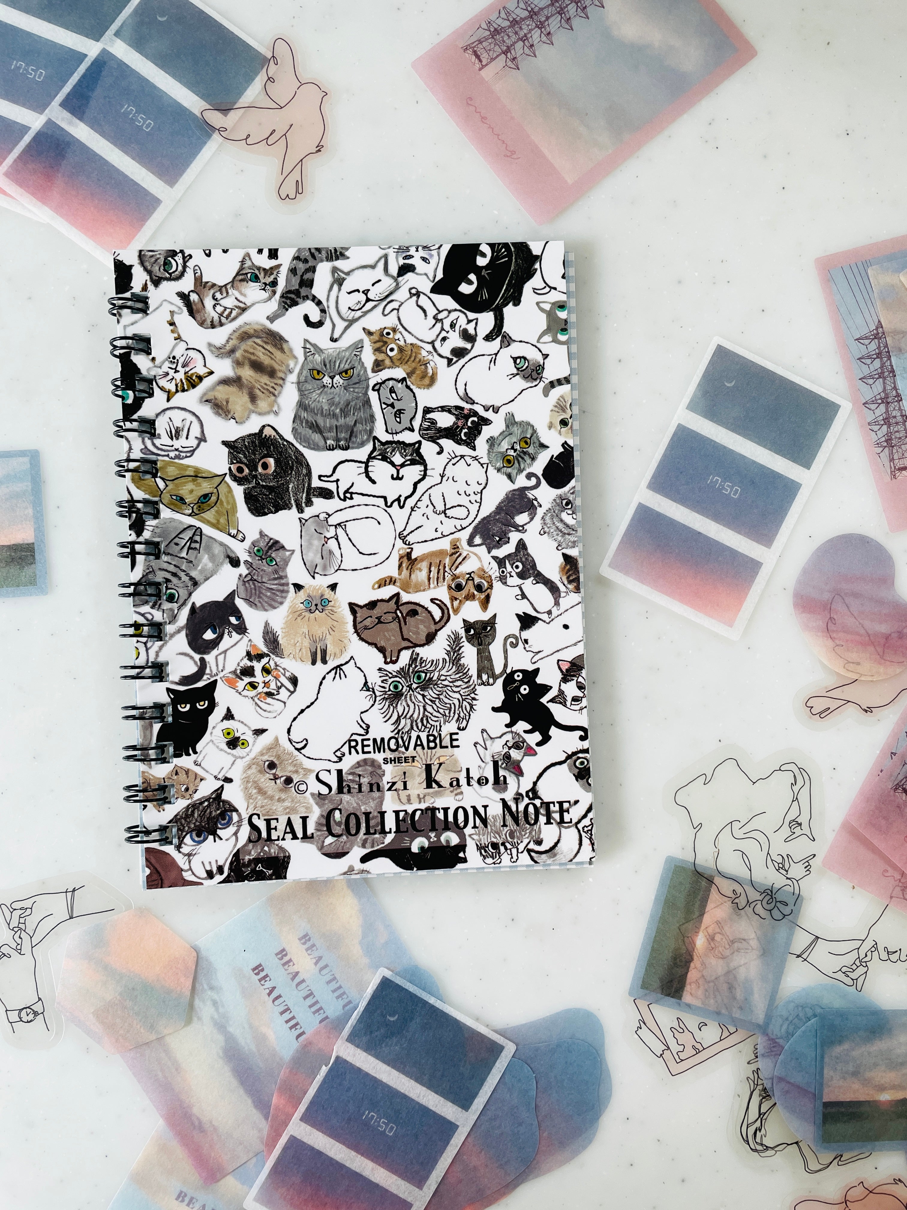 Cat Sticker Book & Sunset Sticker Set Cratejoy