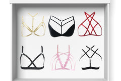 PLATINUM PLAN-6 MIXED HARNESS AND CAGE BRAS